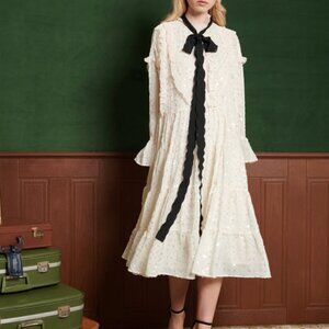 Sister Jane - Chandelier Chiffon Midi Dress NWT - L+